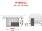 Lmuze 9x6x2 Shipping Boxes Set Of 50  Black Mailer 9 x6 x2  50-pack 