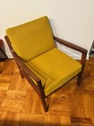 Mid Century Modern Teak  Lounge Chair By Ole Wanscher For France And Son