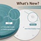 Ant Proof Pet Bowl Tray Indoor Cat Dog Dish No Water No Chemicals Turquoise