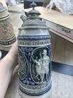 Vintage German Beer Stein Hunting Theme  jagd-motiv made By Reinhold Merkelbach
