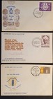 India Stamps 1967   1968 - Collection Of 5 First Day Covers  w 
