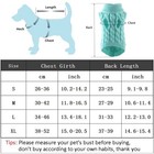 Cozy Knit Dog Sweater Winter Warm Clothes For Small Medium Pets Puppy