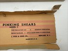 Vintage Wiss Pinking Shears Model C Original Box Newark  N j  Scissors  