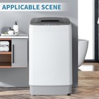 Home Full Automatic Washing Machine 17 6lbs Washer Clothing Apartment Electric