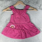 Vtg Strawberry Shortcake Embroidered Dress Size  18 Months  Pink Baby Girl Y2k