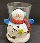 Yankee Candle 1628689 Snowman Votive Candle Holder New In Box