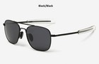 Gold Metal Aviator Sunglasses Premium Military Pilot Mens Polarized Sunglasses