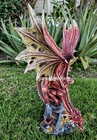 Large Dragon Statue With Color Changing Light Figurine