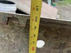 Antique Vtg 30  W By 18  H By 19  D Cast Iron White Porcelain Kitchen Slop Sink