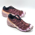 Salomon Speedcross 6 Women   s Moderate Terrain Running Shoe  deauville Mauve  New