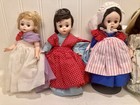 Lot Of 5 Vintage Madame Alexander 8    Dolls