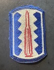 Us Vietnam Era Army 197th Infantry Brigade Patch  Early  Cut Edge  Nice One