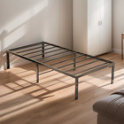Bed Frame Queen Metal Platform Bed Frame 16 Inch High Mattress Foundation Queen