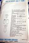  lovely Vtg 1960s Dress Vogue Sewing Pattern 16 36