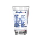 Los Angeles Dodgers 2025 World Series Champions Official Roster Pint Beer Glass