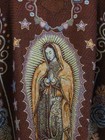 Mexican Virgen De Guadalupe Soft Poncho     Religious Design W  Hoodie
