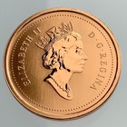 1997 Canada One 1 Cent Penny Uncirculated Coin Specimen From Set Kk101