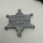 Lot 7 Vtg Kids Toy Metal Police Badge  Sheriff Special Police Marshall  Arizona