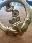 Solid Brass Irish Claddagh Celtic Cross Door Knocker Made In Spain
