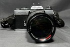 Minolta Xd-11 35mm Film Slr Chrome Camera Auto Winder With 55mm Lens Untested