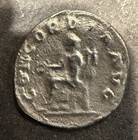 Antoninus Pius Ar Denarius  Concordia Seated  Rome Mint 140 Ad  Ancient Silver