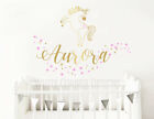 Unicorn Wall Decal  Custom Name Vinyl Decal  Unicorn Sticker  Kids Name Ga60