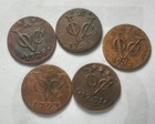 Netherlands Indies Voc 1728 - 1793 Lot Of 10 Coins