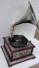 Antique Hmv Gramophone Fully Functional Working Phonograph  Win-up Record Player