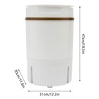 Portable Mini Washing Machine Washer With Drainage Basket Multi-functional White