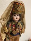 Rare Antique German Bisque Head Doll E s-all Original-8 In  Tall