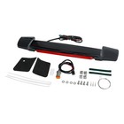 Vivid Black Led Light Spoiler Trunk For King Electra Road Street Glide 1997-2013