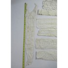 Antique 1800s Victorian Edwardian Embroidered Lace Lot Handmade Cotton