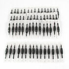 Disposable Tattoo Needles 60pcs Mixed Assorted 10 Sizes With Tube 3 4 Grip   Tip