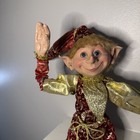 Hobby Lobby Christmas Posable Elf Pixie Doll Faries Wire Frame 18  
