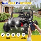 24v Kids Ride On Toys Cars Off Road Utv W remote led  Bluetooth  Battery Powered