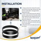 1606428 Belts For Bissell Turboclean powerforce Powerbrush Carpet Cleaner