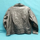 Harley Davidson Black Leather Lined Full Zip Motorcycle Biker Jacket Size 2w 
