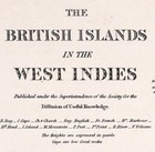 1835 Map Of The British Islands In The West Indies