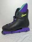 Vintage 90s Roller Derby Phantom Black Neon Roller Blades Inline Skates Men   s 11