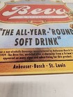 Advertising Prohibition Bevo Beverage Glass Tray Anheuser Busch 15  X 12  Repro