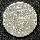 1876-s U s  Silver Seated Liberty Quarter Dollar 25c - Lustrous Bu