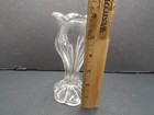 Eapg Vintage Heavy Flint Glass 6  Ribbed Victorian Flower Vase