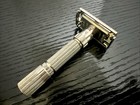 Vintage Gillette Fatboy Adjustable Safety Razor 1959 E1 good Beater