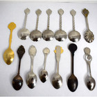 Lot Of 13 Travel Souvenir Collector Spoons Miscellaneous States Menorah Casino 