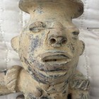 Vintage African Terracotta Sculpture Man   Woman