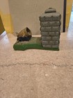 Cast Iron Mechanical Artillery Bank  Incomplete - Parts Missing