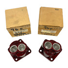 S s Cherry Red Powdercoat Front Rear Tappet Guides Blocks 84-99 Harley Big Twin