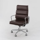 2006 Herman Miller Eames Soft Pad Executive Desk Chair W Brown Leather 1x Avail