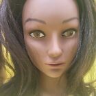 Hairealm 100  Real Hair Training Head Hairdressing Mannequin Doll With Clamp