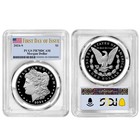 2024-s  1 Proof Morgan And Peace Silver Dollar 2pc Set Pcgs Pr70dcam Fdoi Flag